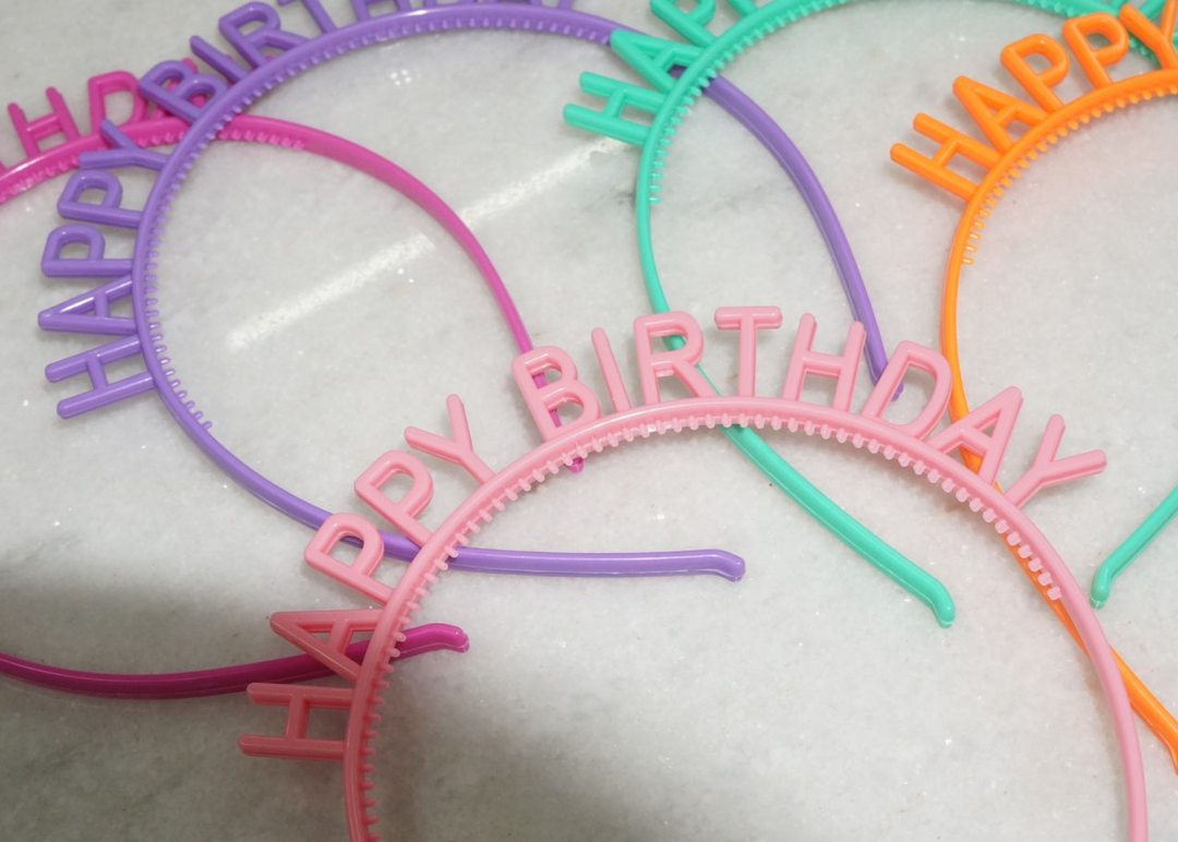 Diadema de cumpleaños