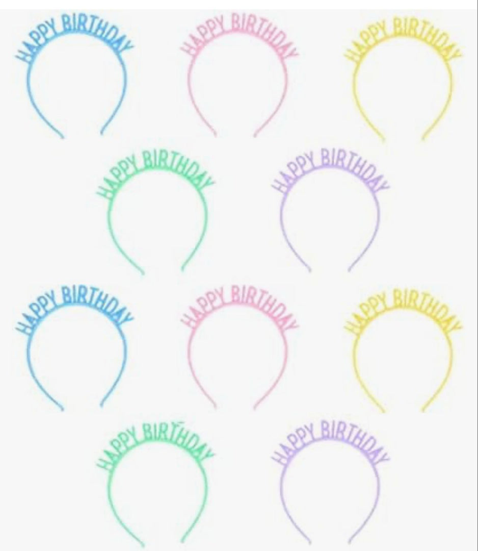 Diadema Happy Birthday - incluido